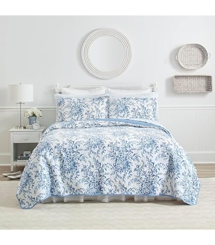 Amazon｜ベッドカバー シングル おしゃれ ローラアシュレイ Laura